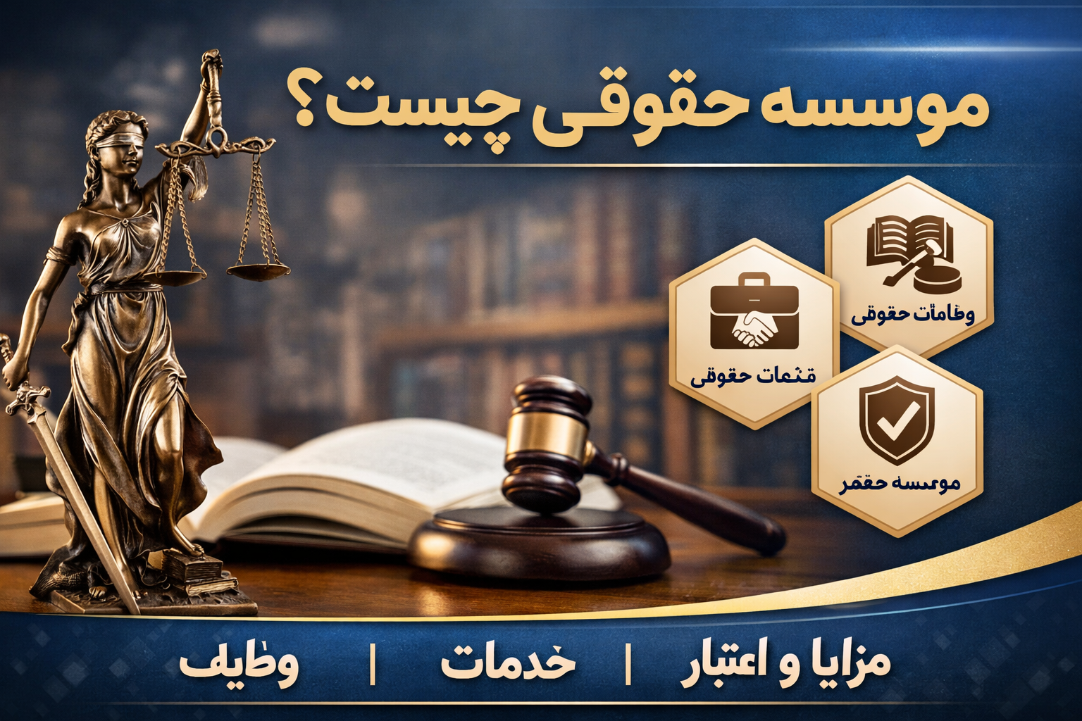 موسسه حقوقی چیست و چه خدماتی ارائه میدهد؟ 1 موسسه حقوقی چیست